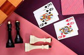 Chess and cards Chess and cards